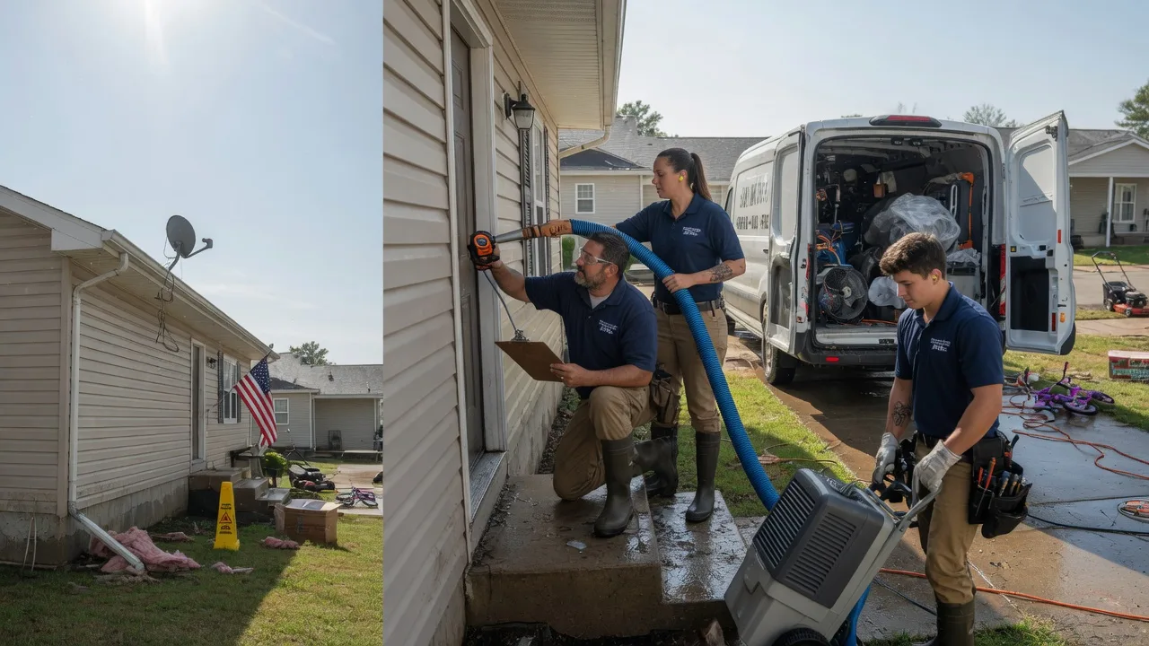 Ceiling Water Damage Restoration in Esbon, KS near me